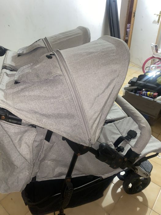 Carrinho de bebe gémeos