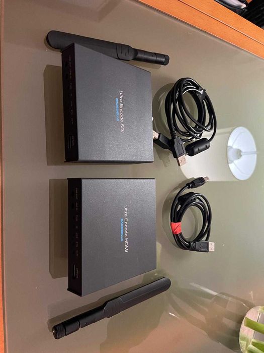 Ultra Encoder (duas unidades uma HDMI e outra SDI)  - Transmita em direto SRT (também)