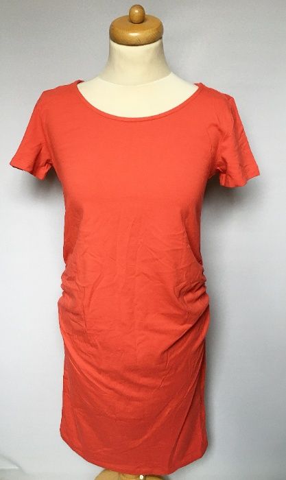 Sukienka Czerwona Prosta Ciążowa NOWA Tom&Rose Maternity L 40 H&M MAMA