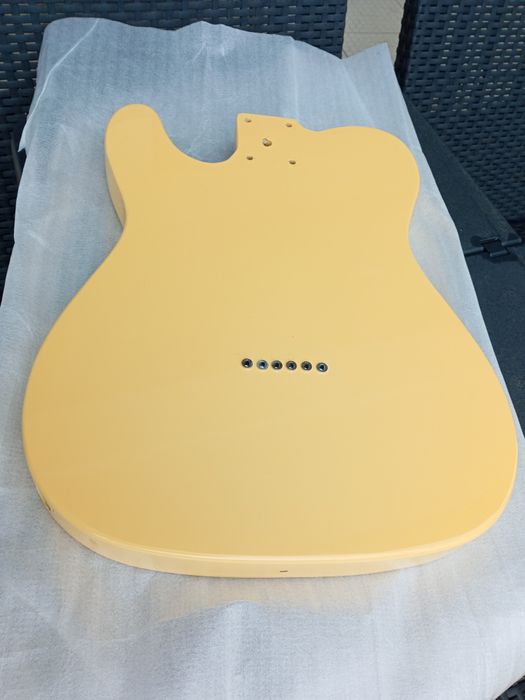 Corpo de guitarra elétrica Telecaster creme