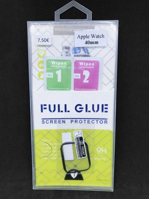 Película protetora para Apple Watch 40mm - Full Cover/Cobertura total