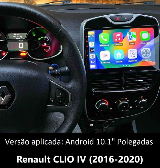(NOVO) Rádio 2DIN • Renault Clio (4) IV (2012 a 2020) • Android 4+64GB