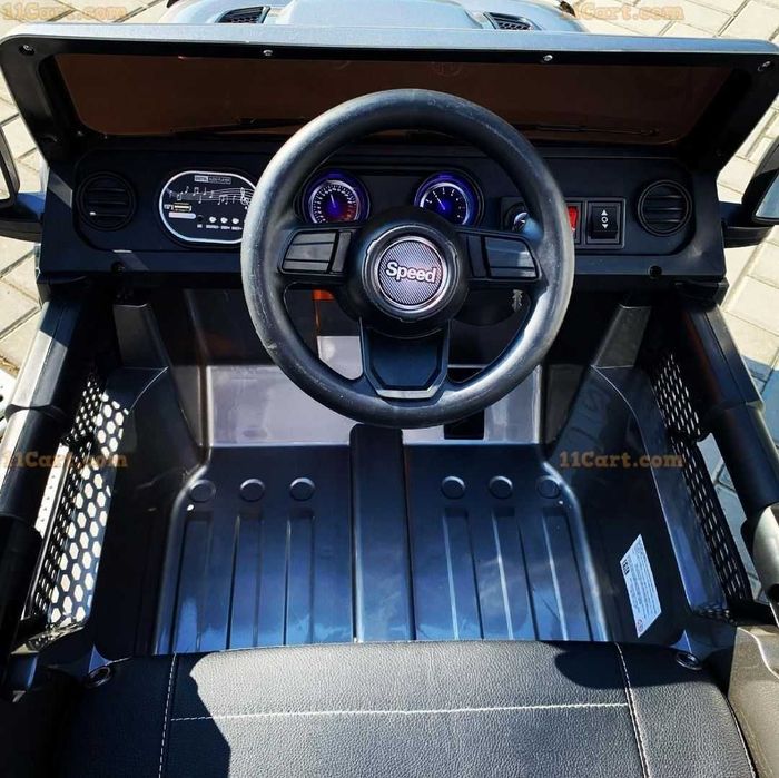 JEEP Rubicon 4x4 czarny LAKIER! Auto na akumulator dla dzieci