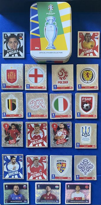 Cromos Uefa Euro 2024 Alemanha Europeu