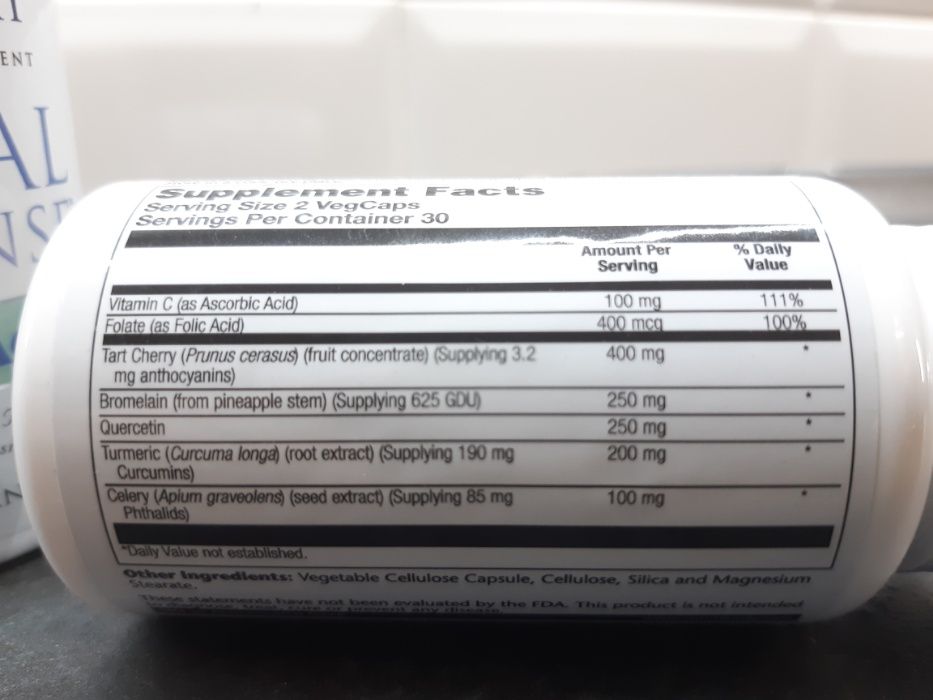 -20% Solaray, Total Cleanse Uric Asid (60 капc.) мочевая кислота