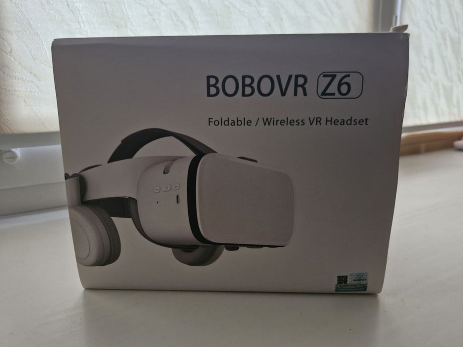 3D окуляри віртуальної реальності BoboVR Z6 з пультом (Білі)