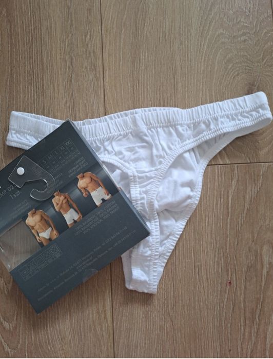 Stringi męskie Atlantic, rozmiar M, bawełna