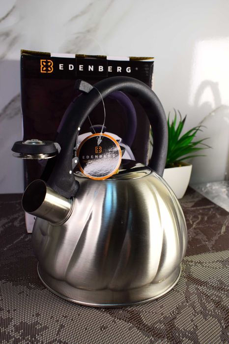 Чайник со свистком из 18/10 нержавеющей стали 2 литра Edenberg EB-8861