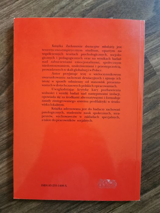 Zachowania dewiacyjne młodzieży - Bronisław Urban