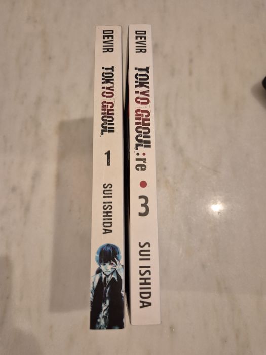 Lote 2 livros Tokyo Ghoul