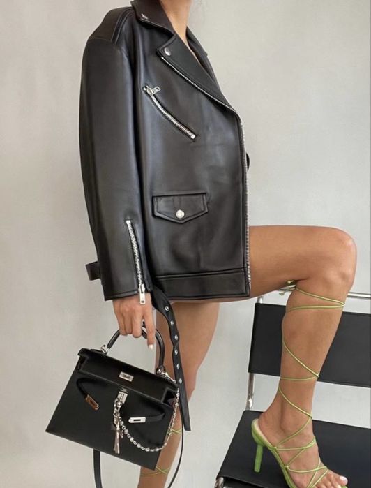 Шкіряна курточка бренд