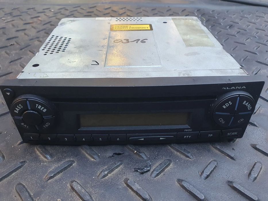 Radio CD ALANA oryginalne fabryczne SEAT IBIZA 3 III CORDOBA 02-09 +KOD eu