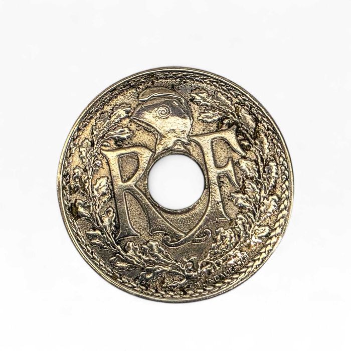 Moeda França 25 Centimes 1916 – Estado Superior – III República