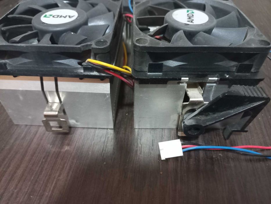 Кулер з радіатором для ПК процесора AMD 4-pin, 3-pin процесорний кулер