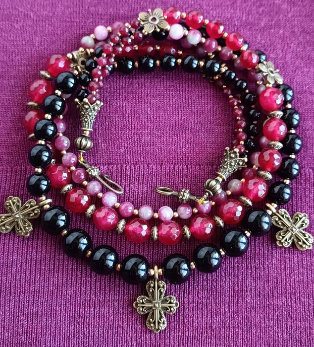 Намисто "Уквітчана" в українському стилі