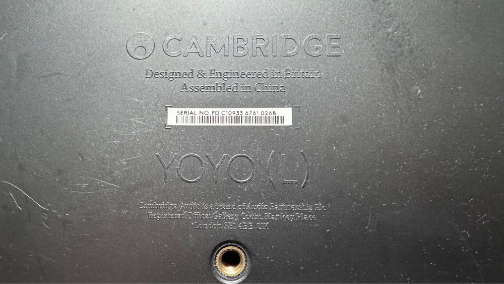 głośnik Cambridge Audio YOYO (L) – stan bardzo dobry.