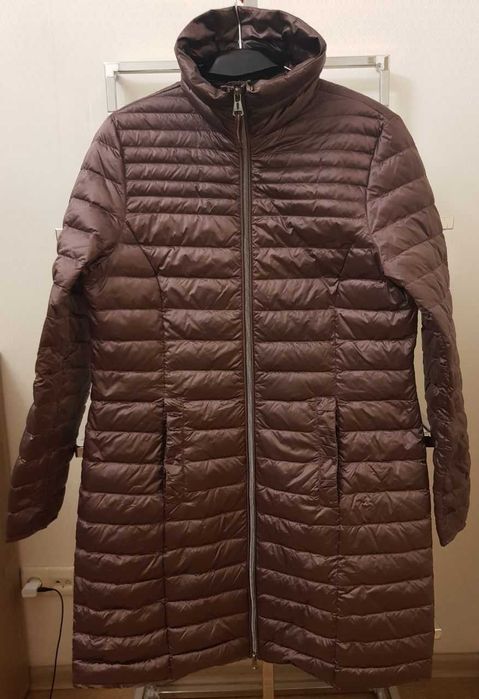 Женский, длинный, лёгкий пуховик "CARTOON".