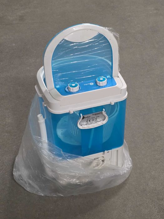 Mini pralko-wirówka TV Washer Turbo – idealna na działkę / do kampera