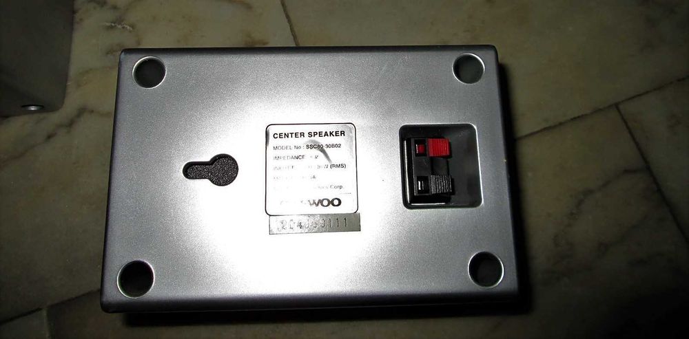 kit colunas 5.1 com subwoofer