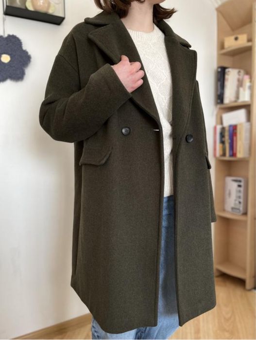 Пальто осіннє шерстяне Reserved розмір L, 46-48