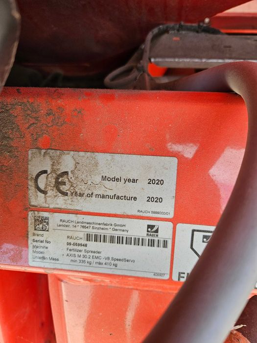 Rauch AXIS M 30.2 EMC | 2020 | 2200 l | QUANTRON-A | niski przebieg