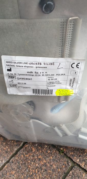 Orteza stopowo goleniowa