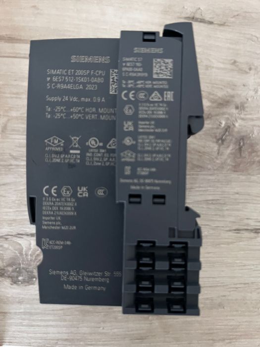 Siemens ET200SP F-CPU 1512SP F-1 PN | 6ES7 512-1SK01-0AB0 | Safety PLC