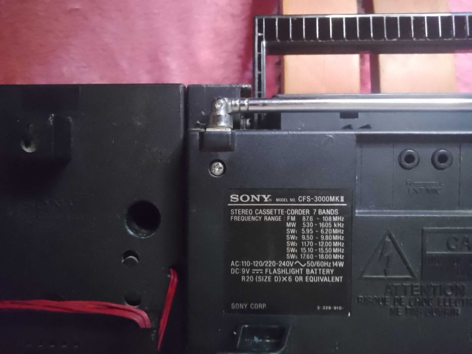 UNIKAT.Retro.Radiomagnetofon BOOMBOX SONY CFS-3000MK II