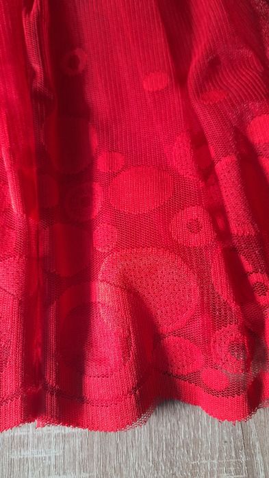 Sukienka wizytowa czerwona 122