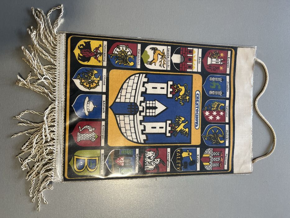 kolekcjonerski proporczyk Częstochowa i okolice  1975