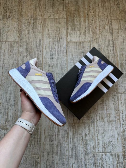 Кросівки Жіночі Adidas Iniki Beige Violet / Жіночі Кросівки / Adidas / Адідас