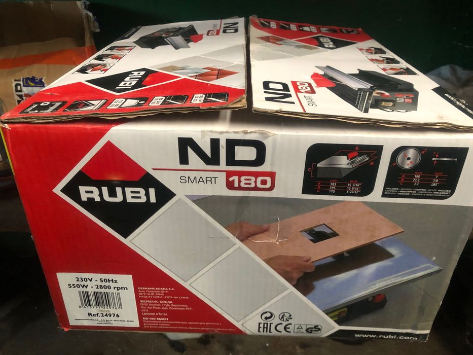 Przecinarka do glazury do płytek RUBI ND 180 smart nowa