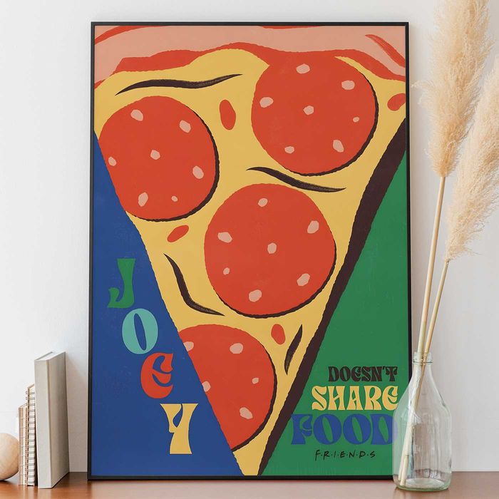 Vintage Plakat A3 Przyjaciele kultowe cytaty