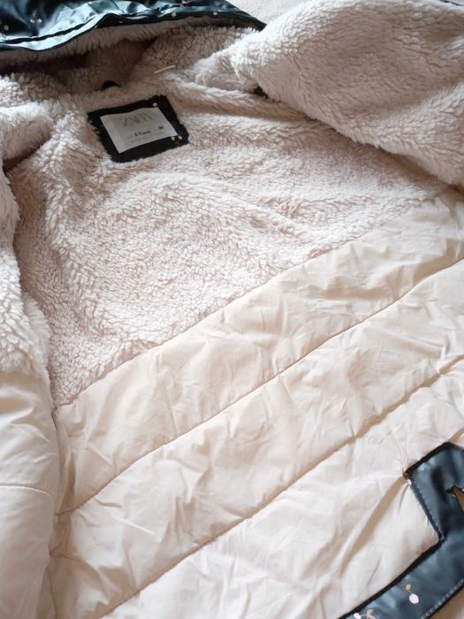 Casaco Impermeável Zara Forrado a Pelo - Criança 2/3 Anos - Quentinho!