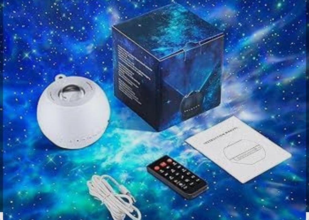 Портативний проектор зоряного неба.Blue Ocean Dream Galaxy Projector 3.0