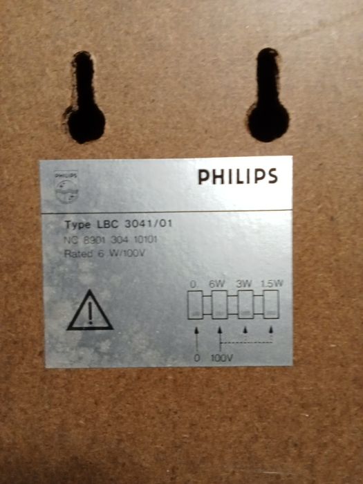 Colunas alto-falantes Philips vintage