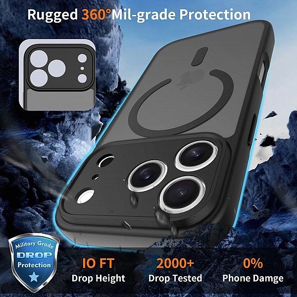 Tech-Protect Basicmag Magsafe Iphone 17 Pro Max Matte Deep Blue