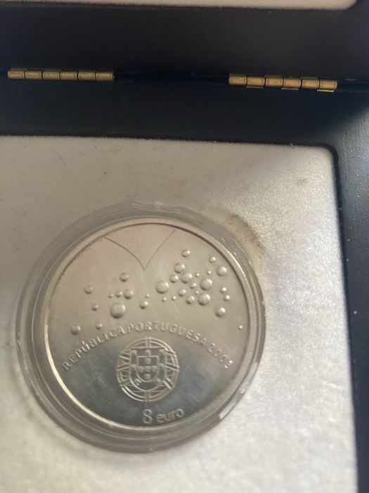 Moeda 8€ prata proof