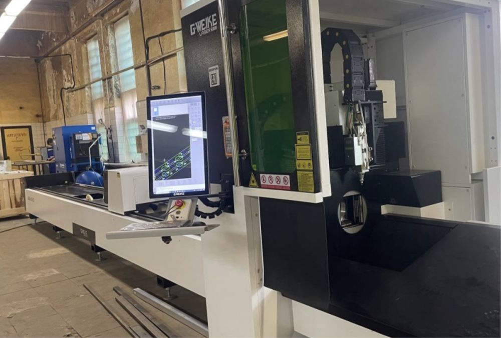 Установка лазерной резки труб GKS6016T2 3000 вт райкус