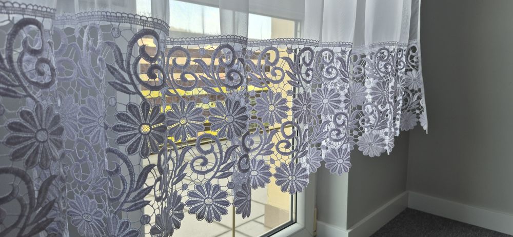 Firana z gipiurą Firanka Firany