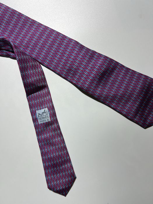 Hermes Paris шелковый галстук