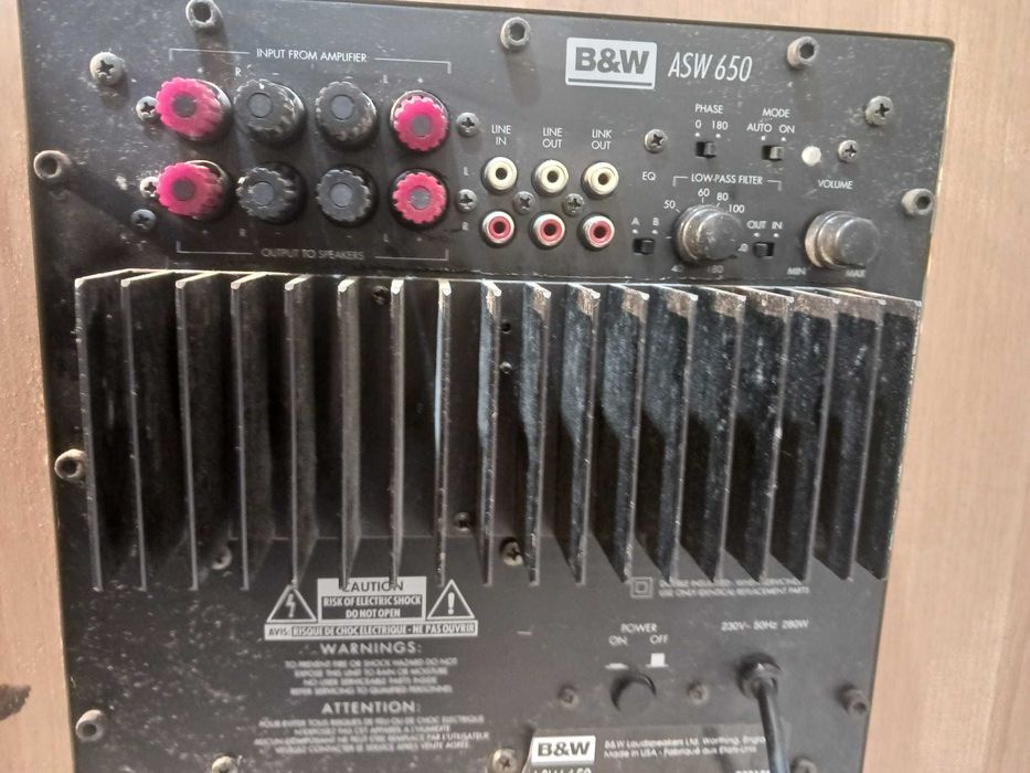 SUBWOOFER B&W AWS 650