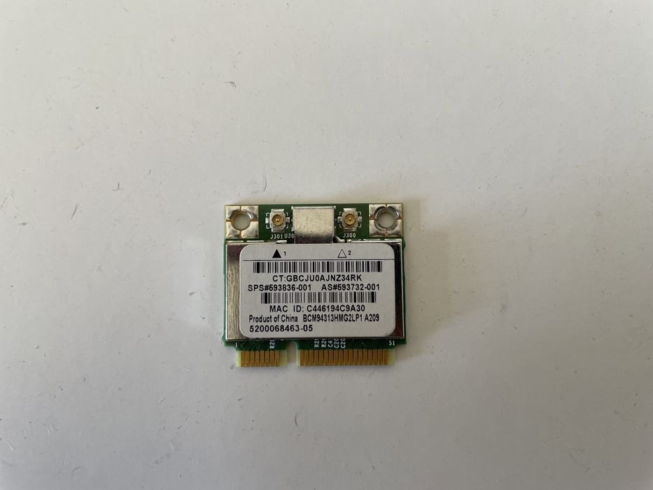 Placa WIFI mini PCI-E 2.4GHz HP