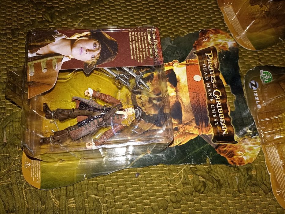 Figuras dos piratas das Caraíbas