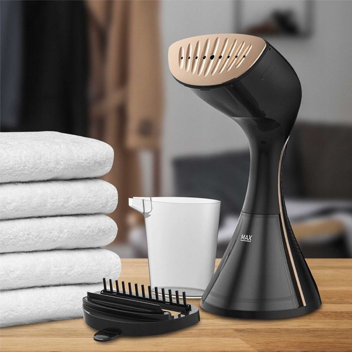 Parownica do ubrań steamer vertenz czarna 1650w nakładka żelazko parow