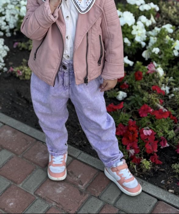 Джинси  лавандові 3-4 роки