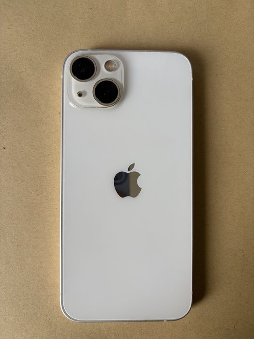 iPhone 13 128 GB Biały | 83% baterii | Face ID | Ładowarka + 3 etui