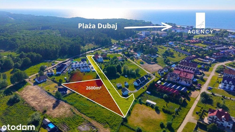Wyjątkowa działka inwestycyjna 700 m od plaży Dubaj – Jarosławiec