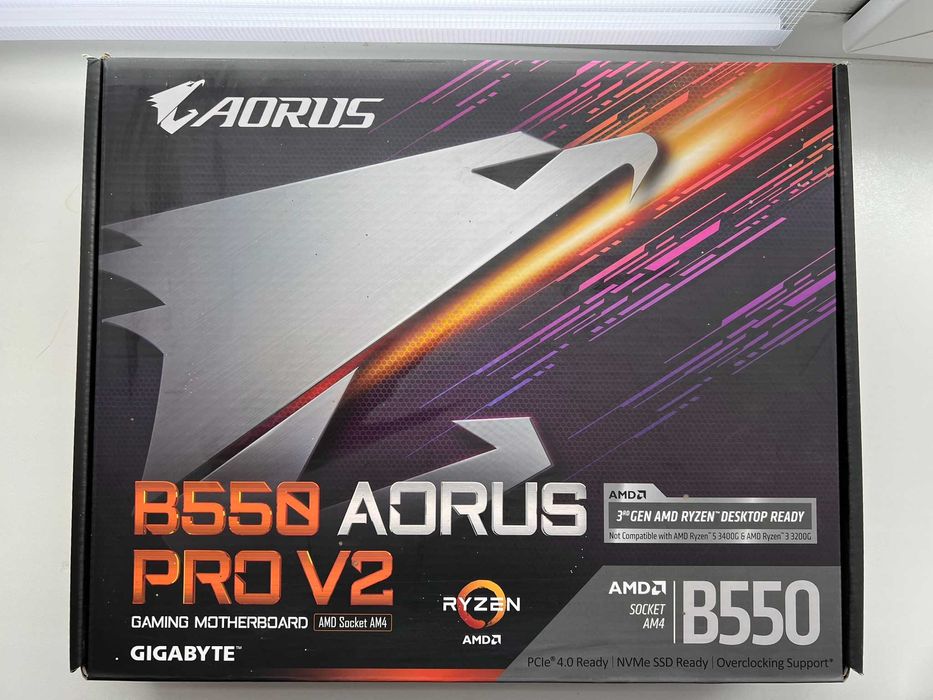 Материнская плата Gigabyte B550 AORUS PRO V2 (sAM4, AMD B550)