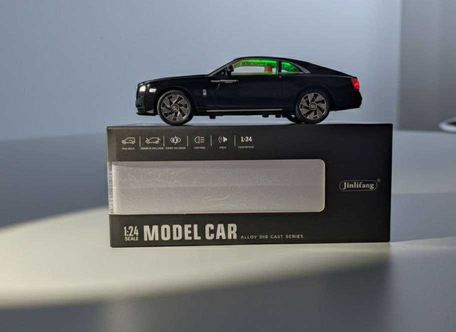 Іграшкова металева колекційна модель Rolls-Royce Spectre масштаб 1:24